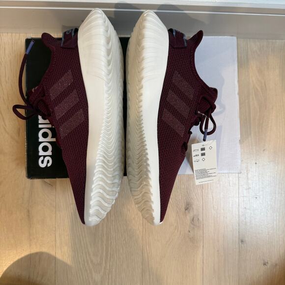 Adidas Kaptir X women’s running shoes 11 Burgundy Wine NEW EF0078 - Picture 6 of 12